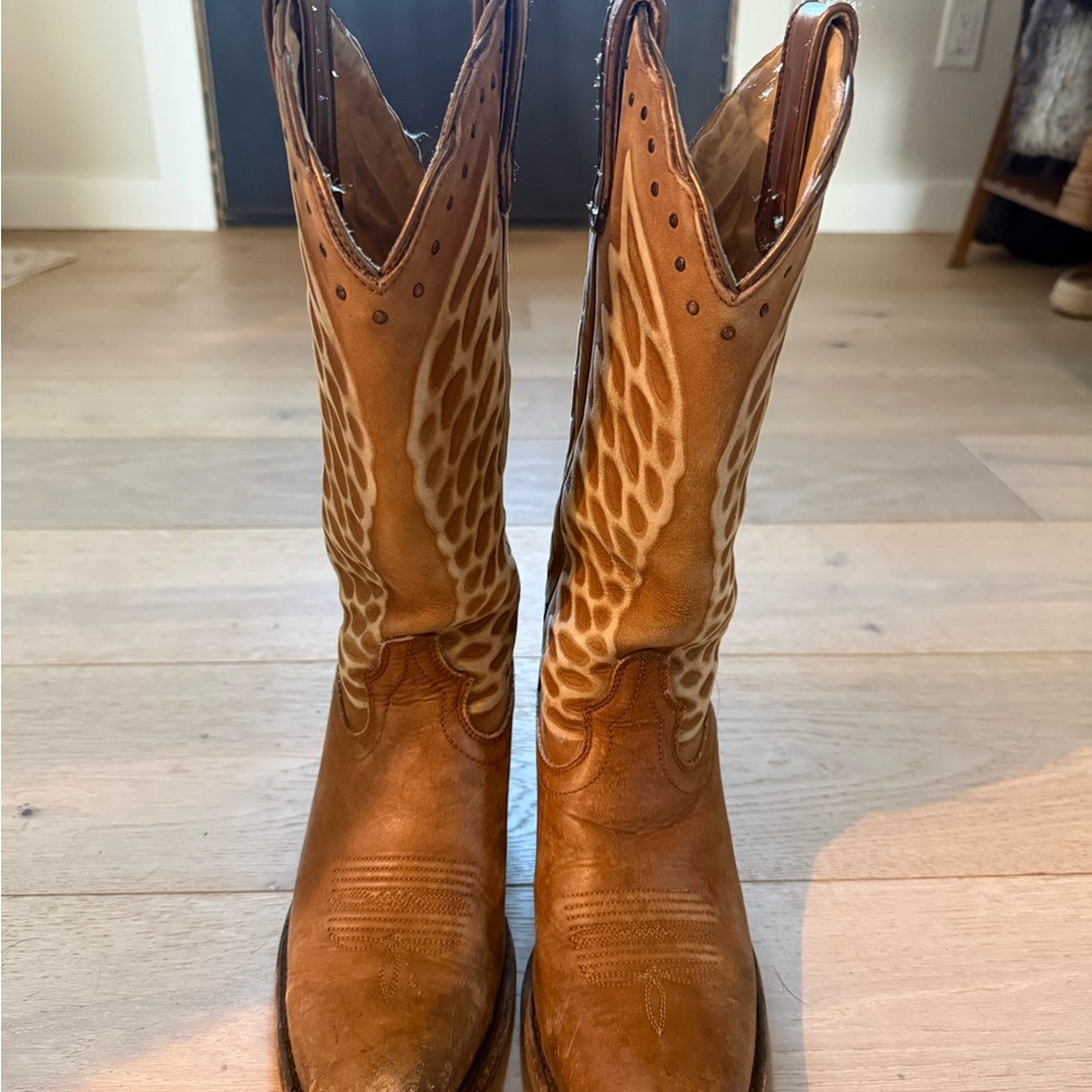 Ariat Tan Heeled Boots